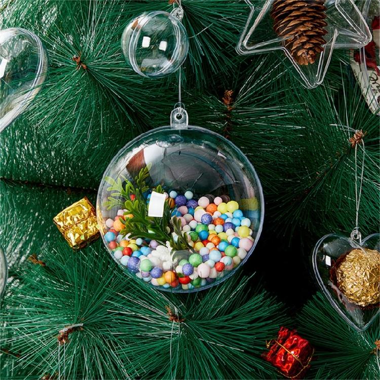 Set of 10 Transparent Confectionery Jar Eye Catching Sweet Storage Container Candy Canister for Christmas Enthusiasts