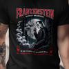 Frankenstein Graphic T-Shirt, Midnight Melancholy Monster Tee, Goth Horror