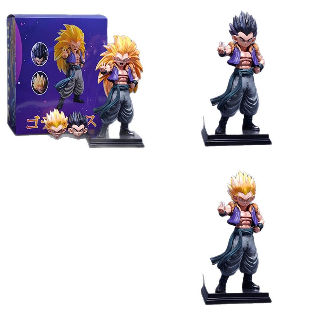 Three-Headed Gotenks Dragon Ball Saiyan Anime Figure Ornament