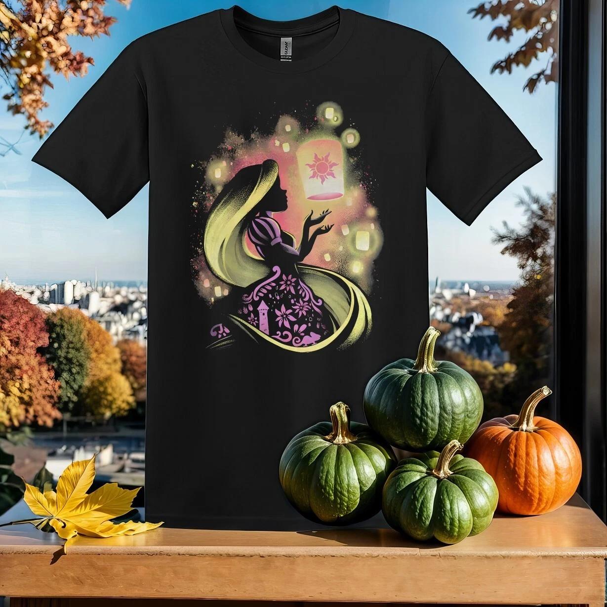 Retro Disney Rapunzel Princess T-shirt T shirt Men Women Unisex Tshirt SY610 M