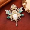 Broches Visage Elfe de Forêt Rétro pour Femmes Dames Émail Personnage de Dessin Animé Charmant Broches Pins Accessoires de Décoration Pull Manteau Cadeaux