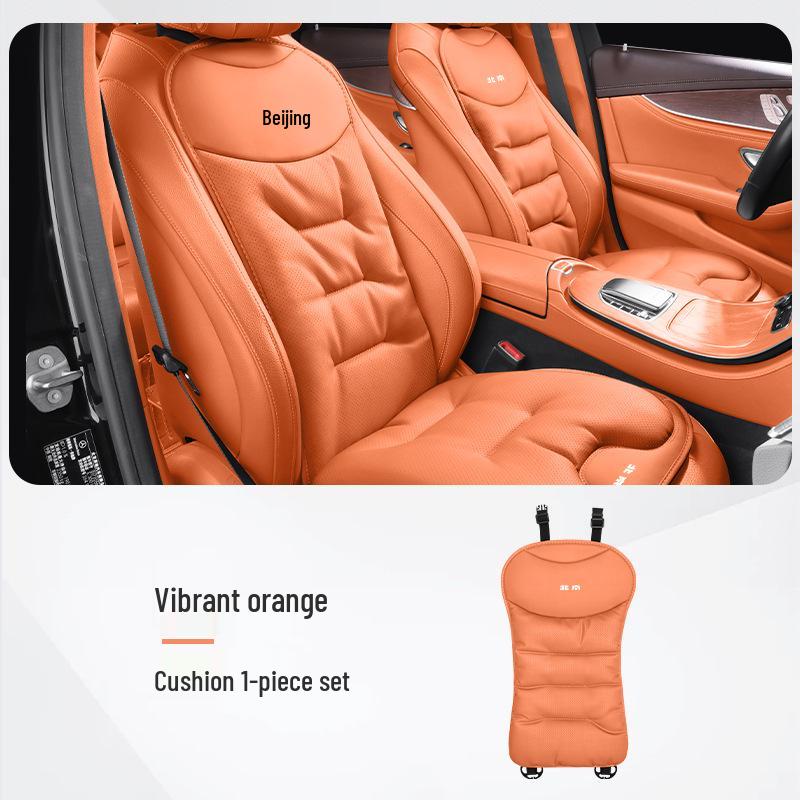 Nappa Leather Seat Cushions & Backrest Pads for Beijing Off-road BJ30, BJ40, BJ60, BJ80, BJ90 - All Seasons.