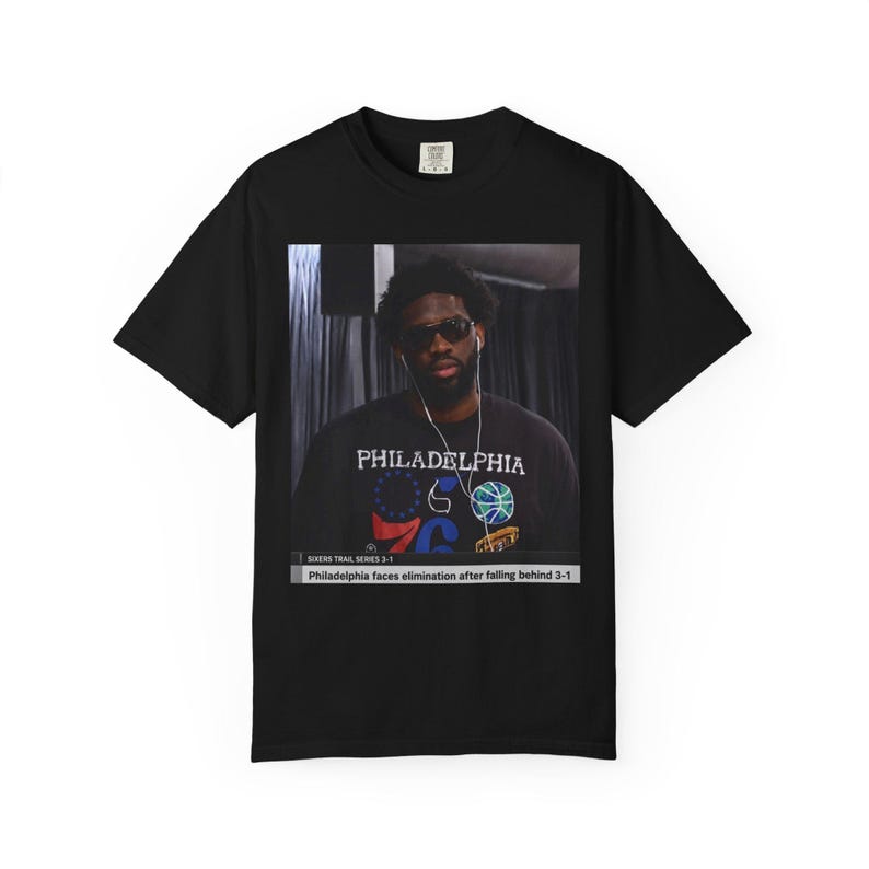

Embiid Down 3 1 Unisex T-Shirt, Philly Playoff Meme Tee S