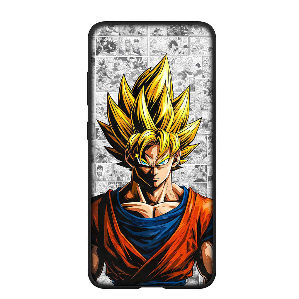 Phone Case for iPhone 17 15 16 Plus Redmi Note 14 12 11 13 Pro Max Huawei P30 P20 Lite OPPO A60 A40 A80 A38 A54 Cartoon Dragon Gokus Ball Vegeta Cover