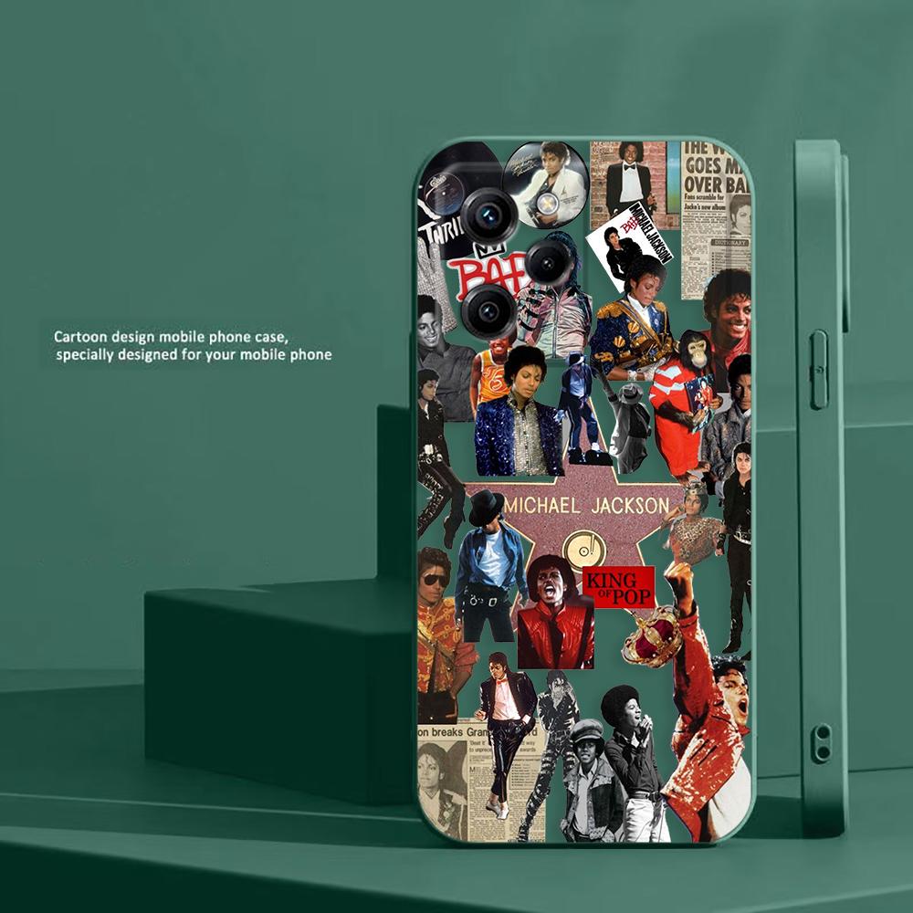 Custodia per Telefono Dancer M-Michael J-Jackson Cover Per Xiaomi 10T 11 12 12T 13 14T POCO F5 F6 M3 M5 X3 X4 X5 PRO 4G 5G Custodia Colorata in TPU