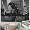 Science Fiction Horror Movie Alien Tapestry Decoration Bedroom Dormitory Background Cloth Holiday Home Living Room Club Tapestry