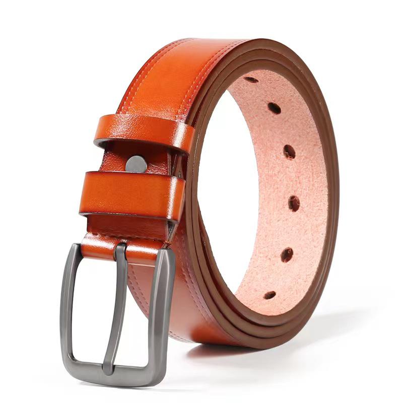 Men's Alloy Pin Buckle PU Leather Casual Jeans Belt