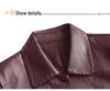 New Hot Style PU Leather Jacket for Middle-Aged and Elderly Women - Petite Spring and Autumn Suit Jacket
