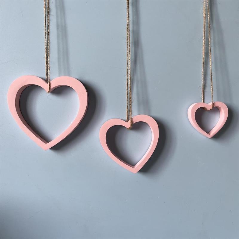 Romance Heart Shaped Silicone Mould for Wedding Valentines Candle Making and Craft Supplies