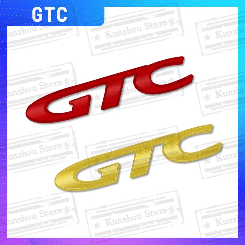 1PCS Metal GTC Logo For Opel Zafira Mokka Meriva Insignia Corsa Astra Adam Vauxhall Emblem Car Front Grille Rear Trunk Sticker rz3