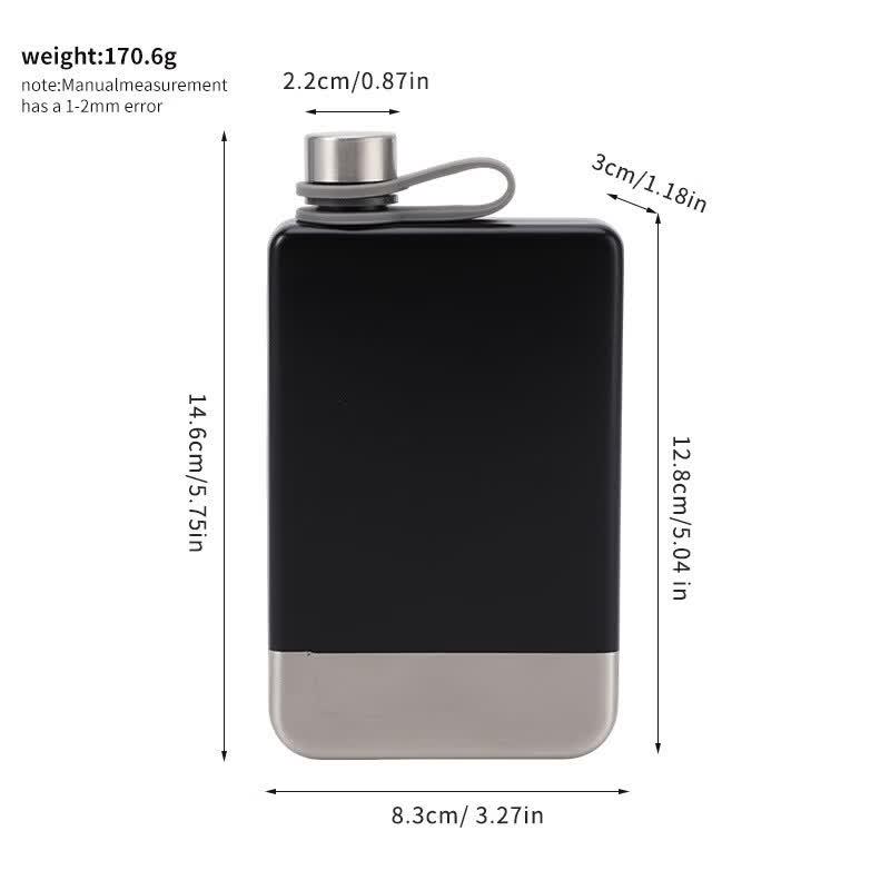 Liu Xiaonao Thickened 304 Stainless Steel Outdoor Hip Flask
