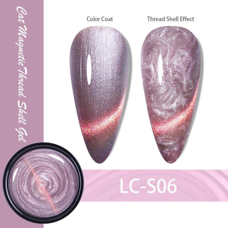 

Гель для ногтей Aurora Threaded Cat S Eye, гель для ногтей Colorful Dream для маникюрного салона