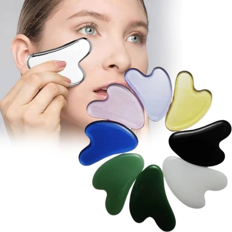 Shape Face Heart Gua Sha Tool Spa Massager Facial Beauty Product Care Health