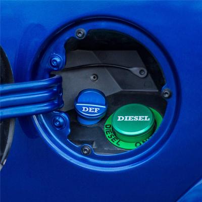 Magnetische Diesel Tankdop + DEF Dop Accessoire voor Dodge RAM Truck (2013-2017) met 6.7 Cummins EcoDiesel (2013-2017)