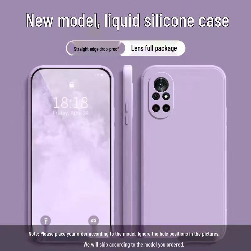 Huawei Nova 8 Liquid Silicone Drop-Proof Full Coverage Protective Case