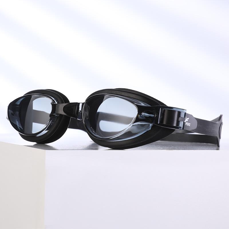 Men's & Women's Anti-Fog Waterproof HD Swimming Goggles for Adults - Plano Myopia, Transparent Lens, Professional Use