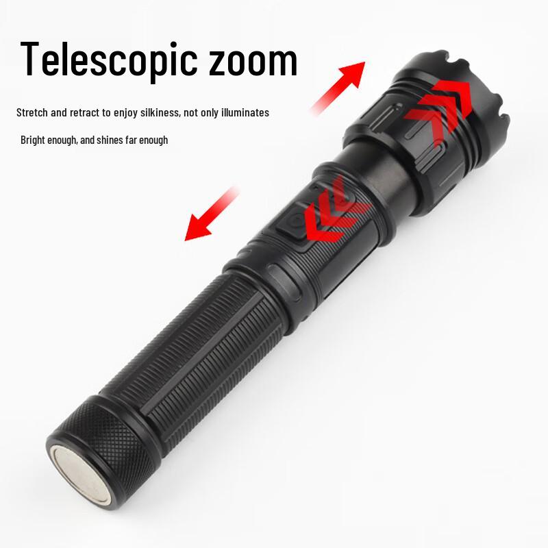 Mengpao P50 High-Power Magnetic USB Rechargeable Flashlight