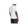 Adidas Essentials Logo Large Graphic Comfortable Soft Knit Crew Neck Short Sleeve T-Shirt Men Tops White JE8943