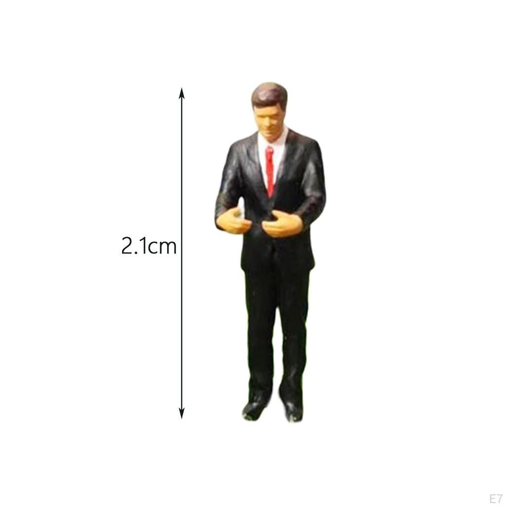 Braut und Bräutigam Set 1/87 Harz DIY Mikro-Landschaften Ornament Modell Zubehör Sportlich Bemalt