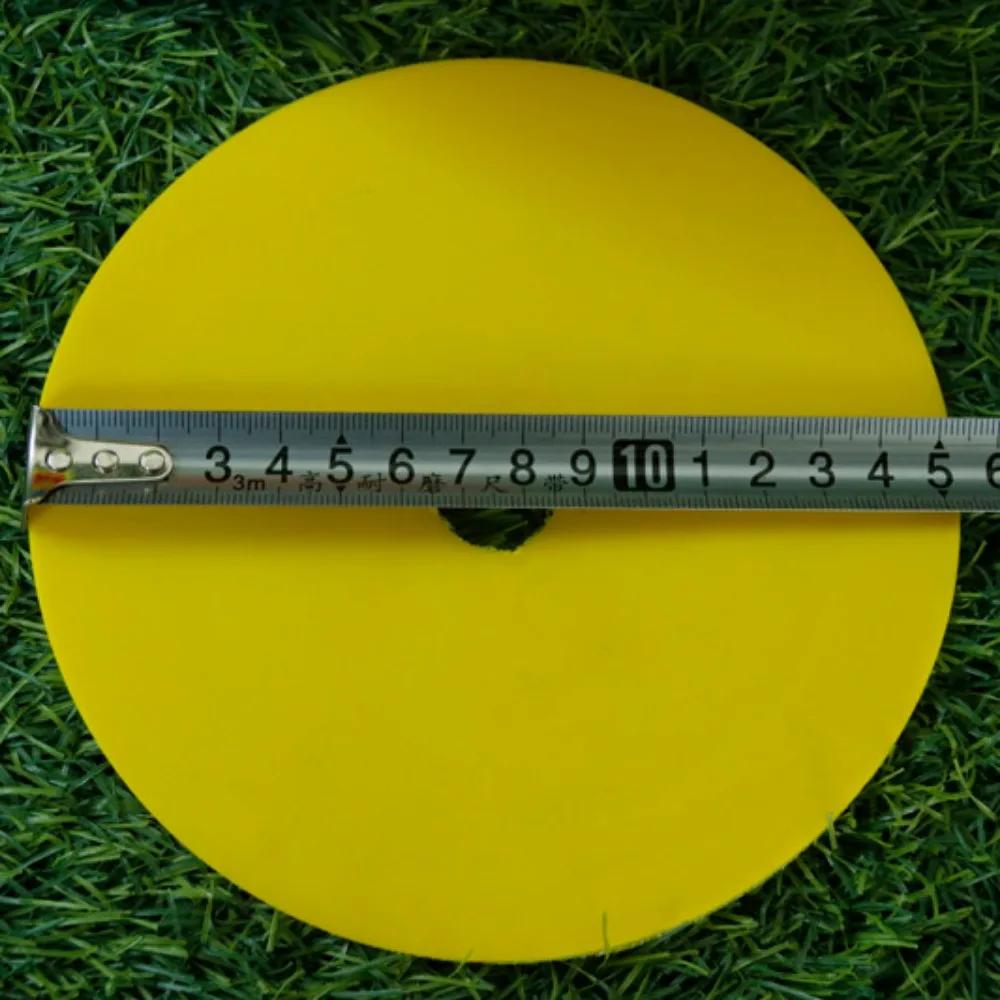 10pcs Soccer Flat Cones Marker Disc Basketball Sports Speed Agility Training Markers Portable Training Equipment Indeformable