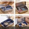 New Square Tin Storage Boxes Small Metal Storage Box Silver Jewelry Keys Coins Metal Box Tin Wedding Candy Storage Tin Can