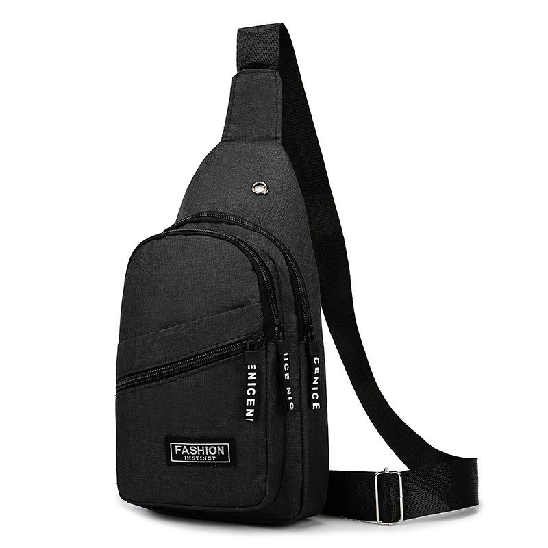 Unisex Chest Bag Simple Storage Bag Lightweight Travel Small Backpack Crossbody Bag Fashion Casual Single Should Bags