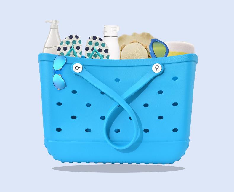 Eva Waterproof Shoulder Beach Bag: Soft, Wear-resistant, and Ideal for Swimming and Storage.