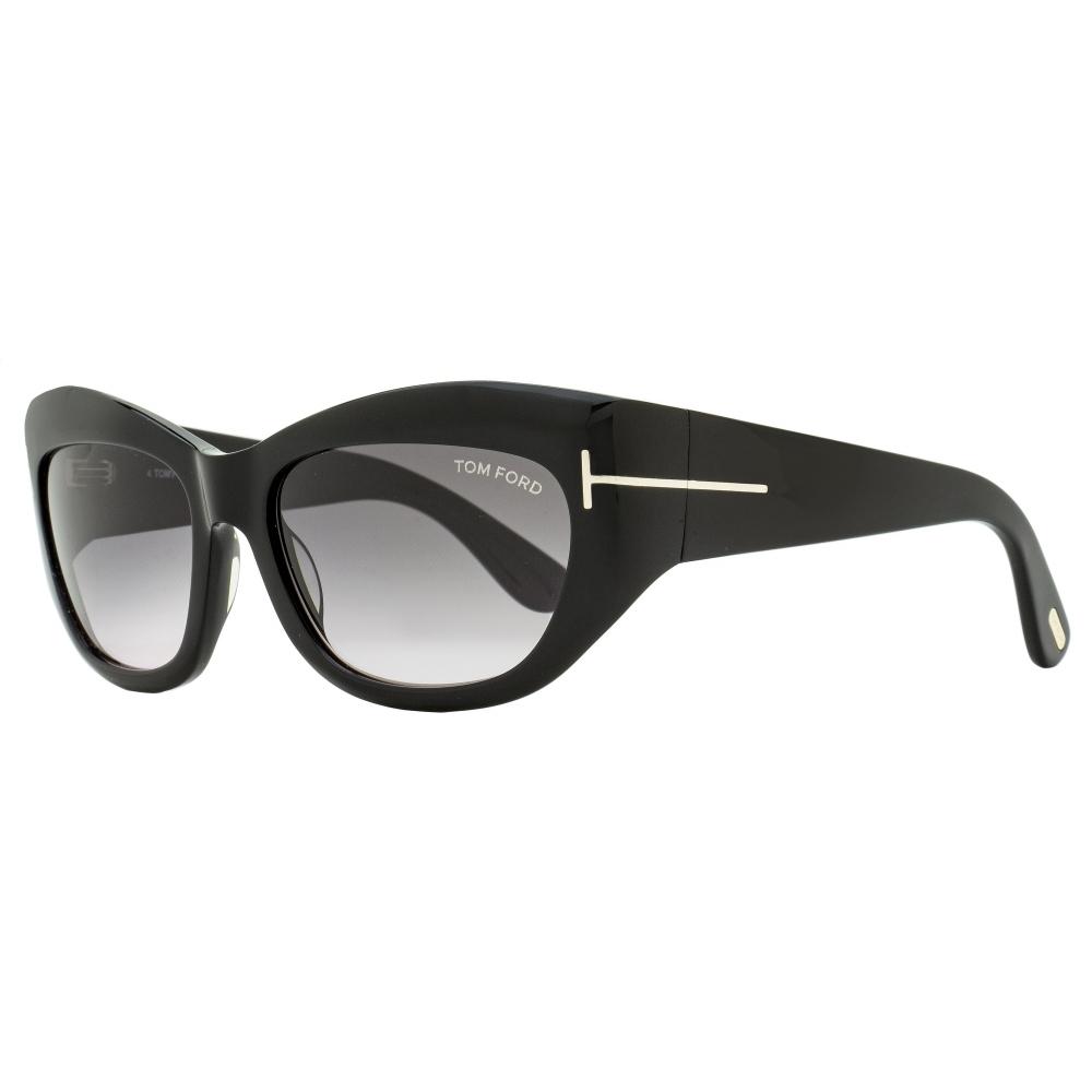 

Tom Ford Женские солнцезащитные очки Brianna TF1065 01B Черные 55 мм 01b