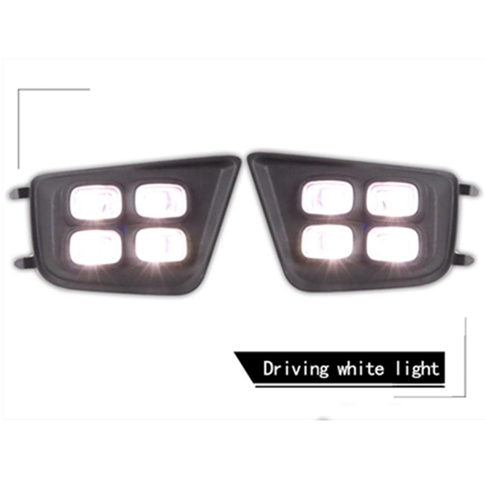 For 2012-2015 Toyota Tacoma Drl Led Daytime Running Lamps With Turn Signal Light