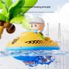 Kids Bath Toys Cute Cartoon Motorboat Water Play Clockwork Toys Baby Bathing Water Bathtub Summer Outdoor Water Play Toys