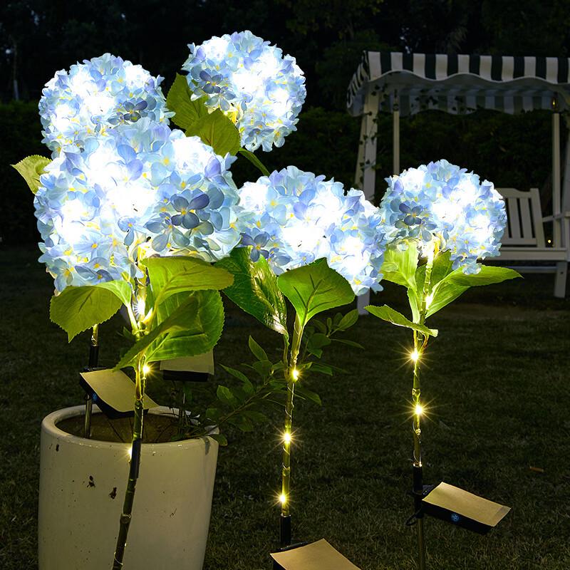 HEIXIE Solar Hydrangea Garden Light