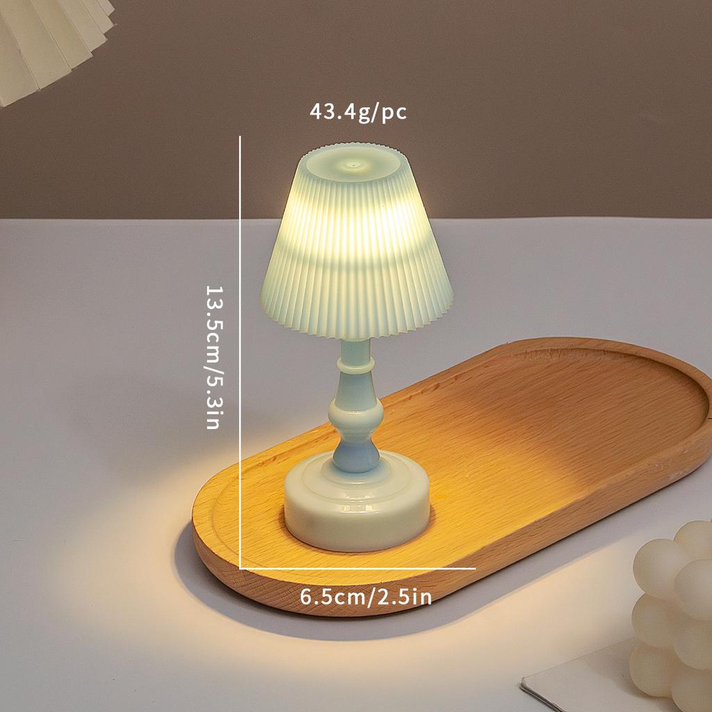 Ins Retro Nightstand Lamp for Bedroom Dorm Desktop Decor Creative Sleep Light Gift for Women Birthday Present