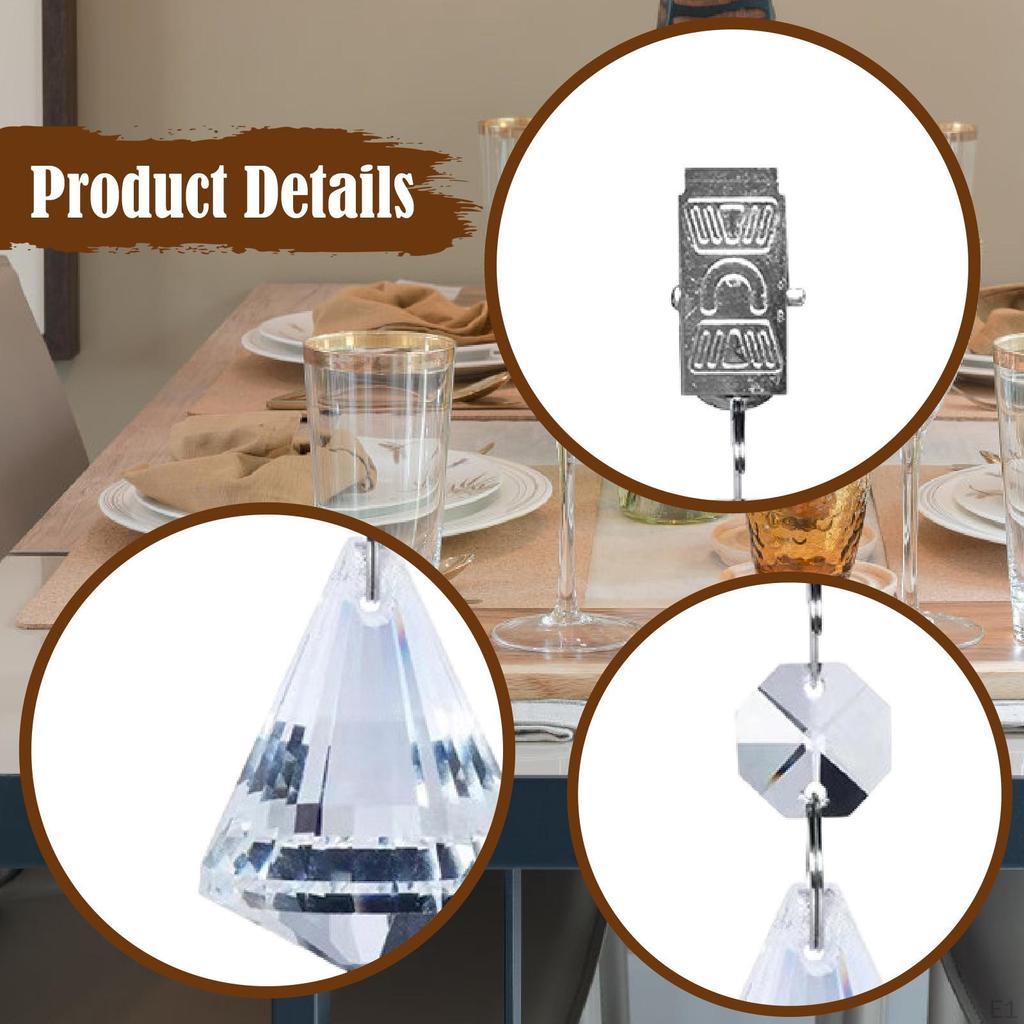 4 szt. Obciążniki do obrusu Metalowe klipsy Klamry Party Ogród Wieszaki Zawieszki do obrusu na stół dla