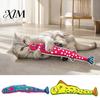 Interactive Cat Kicker Toys Fish Toy, Natural Catnip And Crinkle Paper Soothing for Nervous Cats Filled Durable Plush Toy Anxiety Relief