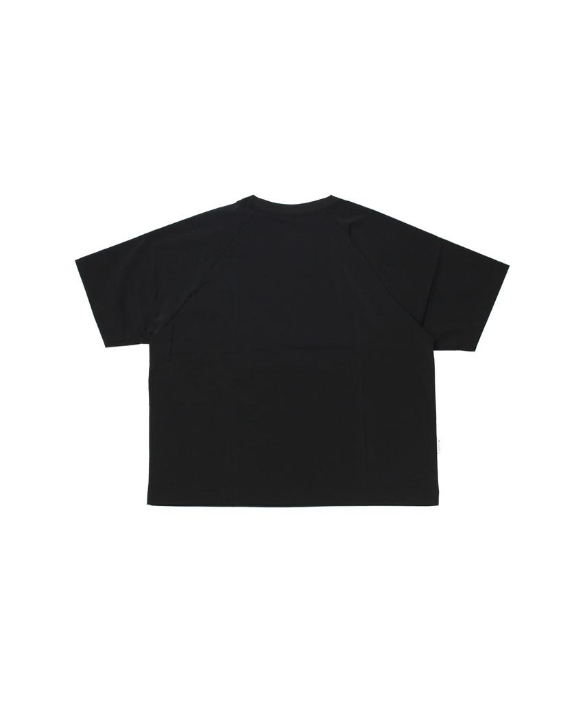 Snow Peak Root Women's Pocket Short Sleeve T-Shirt, Medium, Black