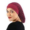 Wide Band Crochet Hair Snood Elastic Hair Care Sleeping Hat Fashion Mesh Hair Net  Casual