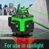 High-Precision 12-Line Green Light Laser Level with Auto-Leveling for Outdoor Use