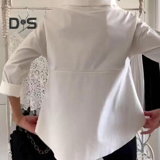 Dámské jaro podzim jednobarevná mikina poloviční vysoký límec dlouhý rukáv volný střih triko streetwear