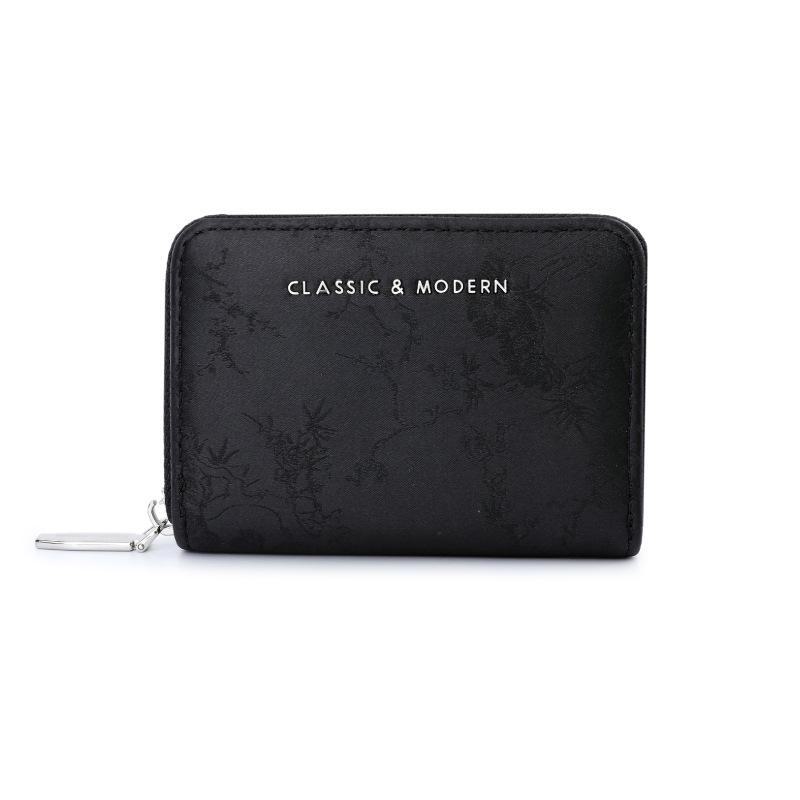 Tailian Guofeng Mini Accordion Card Holder: Portable, Simple Women's ID Storage Bag