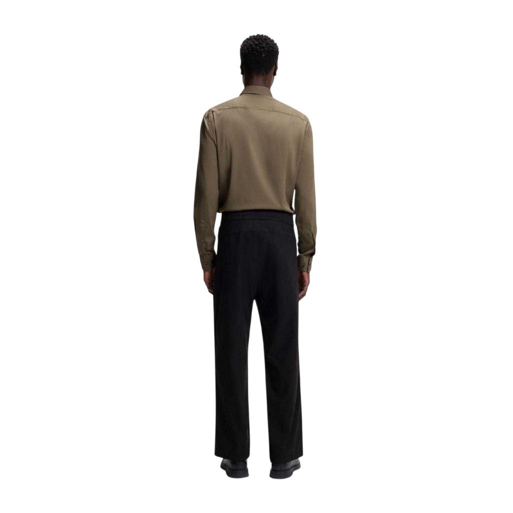 Hugo Boss Mens Solid Slim Long-Sleeved Shirt