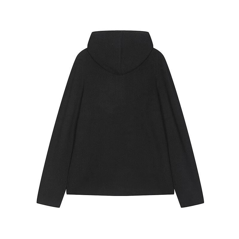 JNBY 2025 Fall Hooded Wool Knit Sweater