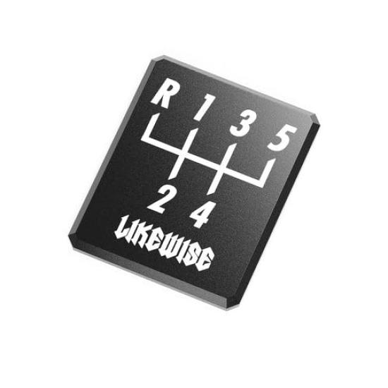 

LIKEWISE Shift Knob for Universal and Manual Transmissions Upper Left 6-Speed 5-Speed (05 5-Speed, Right) чёрный