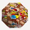 1pc Curious George Umbrella, Sun Protection, And UV Shielding. It Has Eight Sturdy Ribs for Outdoor Use And Perfect Gift