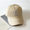 1pc Unisex C Letter Embroidery Baseball Cap,Soft Top Adjustable Casual Street Head Hats,Suitable for Daily Wear,Outdoor Sports