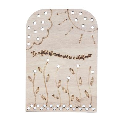 Muttertag Holz Blumenstrauß Brett Stecker Blumenständer