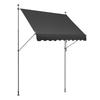 98x47" Patio Awning Retractable Patio Canopy Sunsetter with Crank Handle