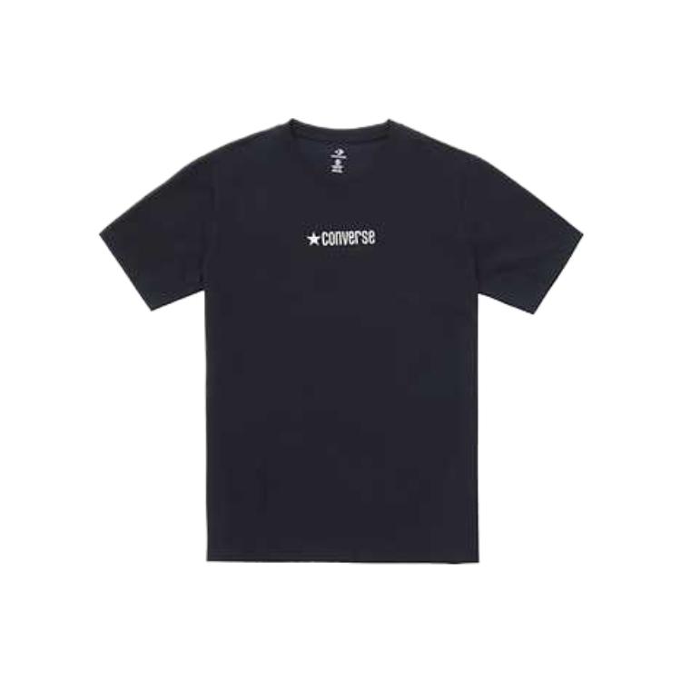 Converse T Shirts Unisex Black Crew Neck Moderate UCJ782-023 M