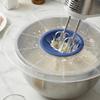 Plastic Mixing Bowl Splatter Guard for Baking, Egg Beating, Flour and Cream Protector