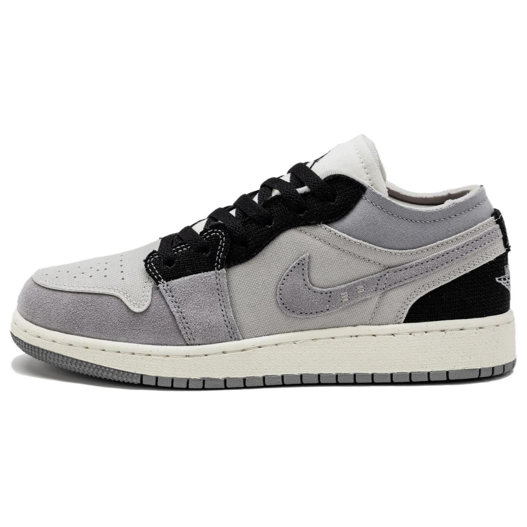 (GS) Air Jordan 1 Low SE Craft  Inside Out Cement Grey  Kids  FD9088-002 EU 35.5