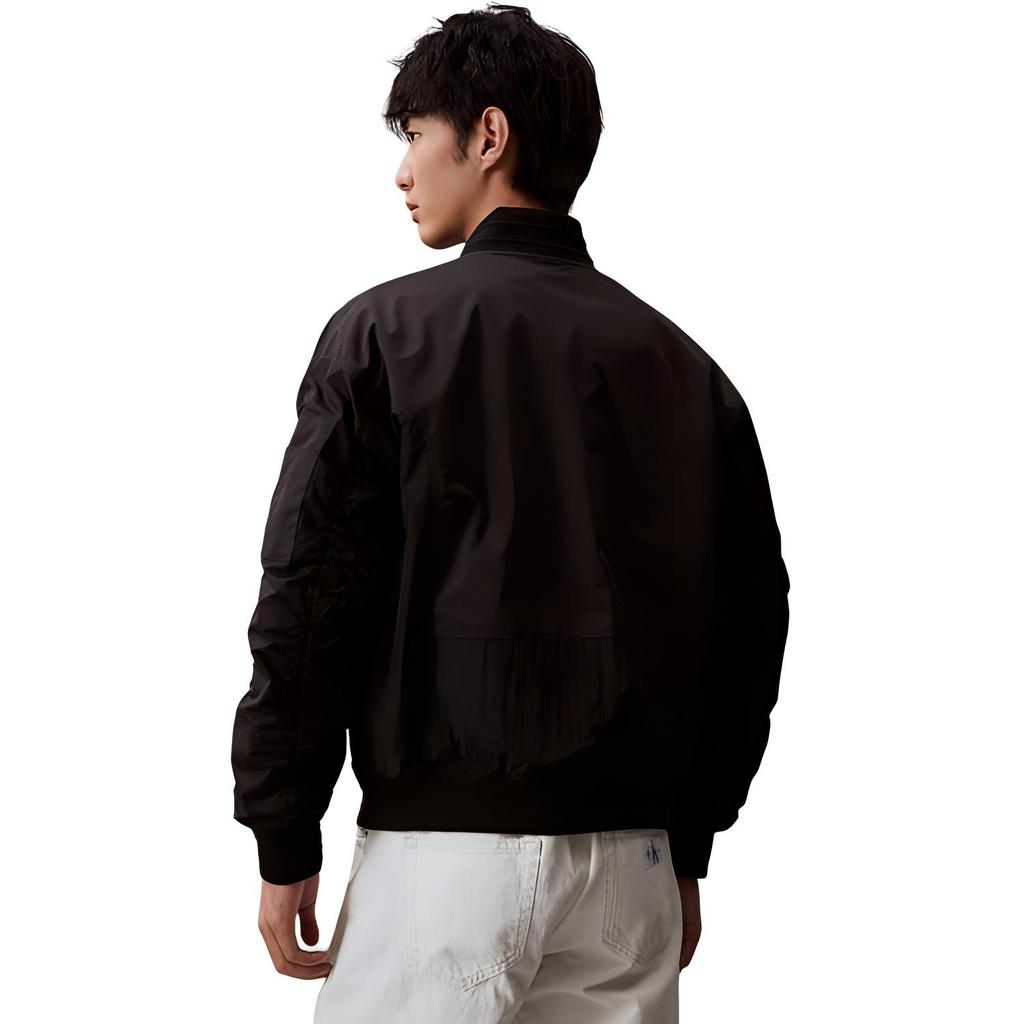 Calvin Klein Reversible Bomber Jacket Men Jackets Space-Black J325380-BEH